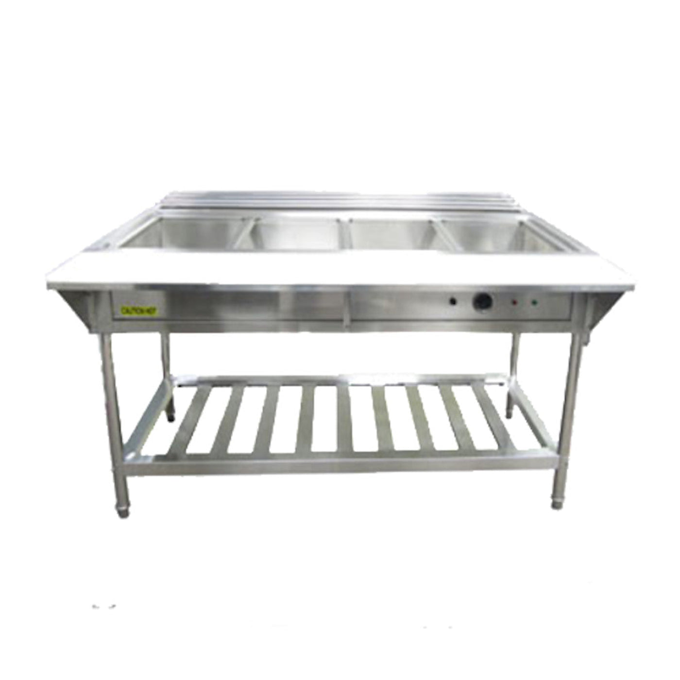 Adcraft EST-240 Electric Hot Food Serving Counter / Water Bath Steam Table with 4 Compartments - ACEST240