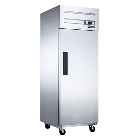 Dukers D28AR 28" Single Solid Door Top Mount Reach-In Refrigerator 18.31 Cu. Ft. - D28AR