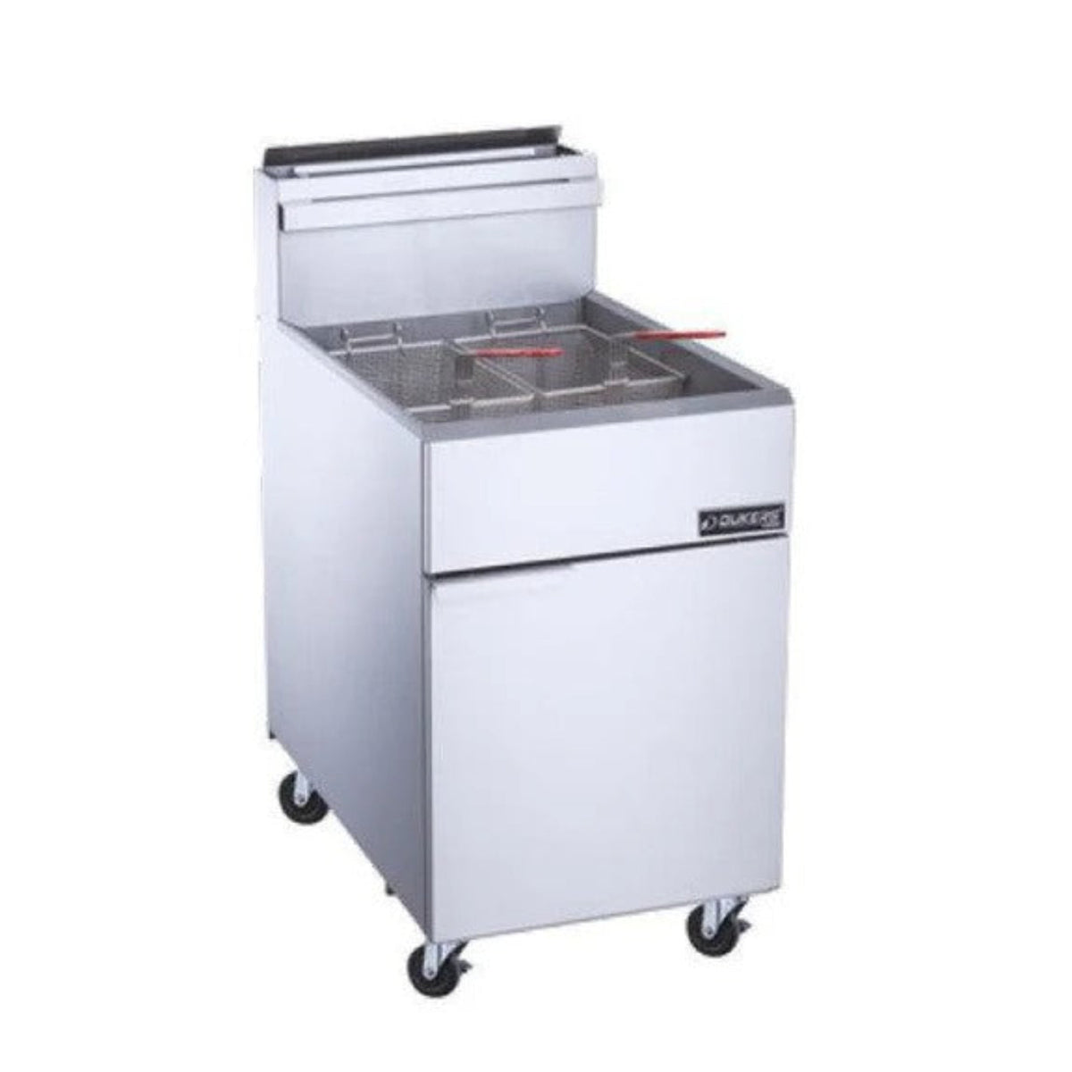Dukers DCF5-NG 70lb.Floor Fryer with 5 Tube Burner  150,000 BTU Natural Gas -DCF5-NG