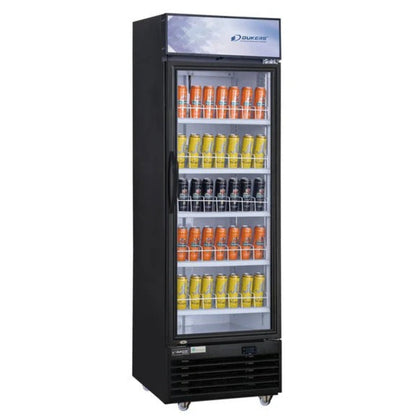 Dukers DSM-12R 25" Single Glass Swing Door Merchandiser Refrigerator 11.47 Cu. Ft. - DSM-12R