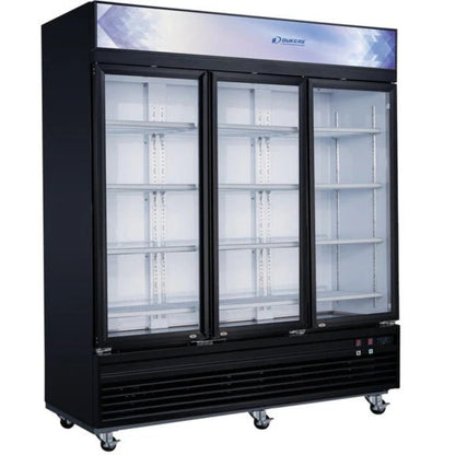 Dukers DSM-69F 78"W Three Swinging Glass Door Merchandiser Freezer 69.43 Cu. Ft - DSM-69F