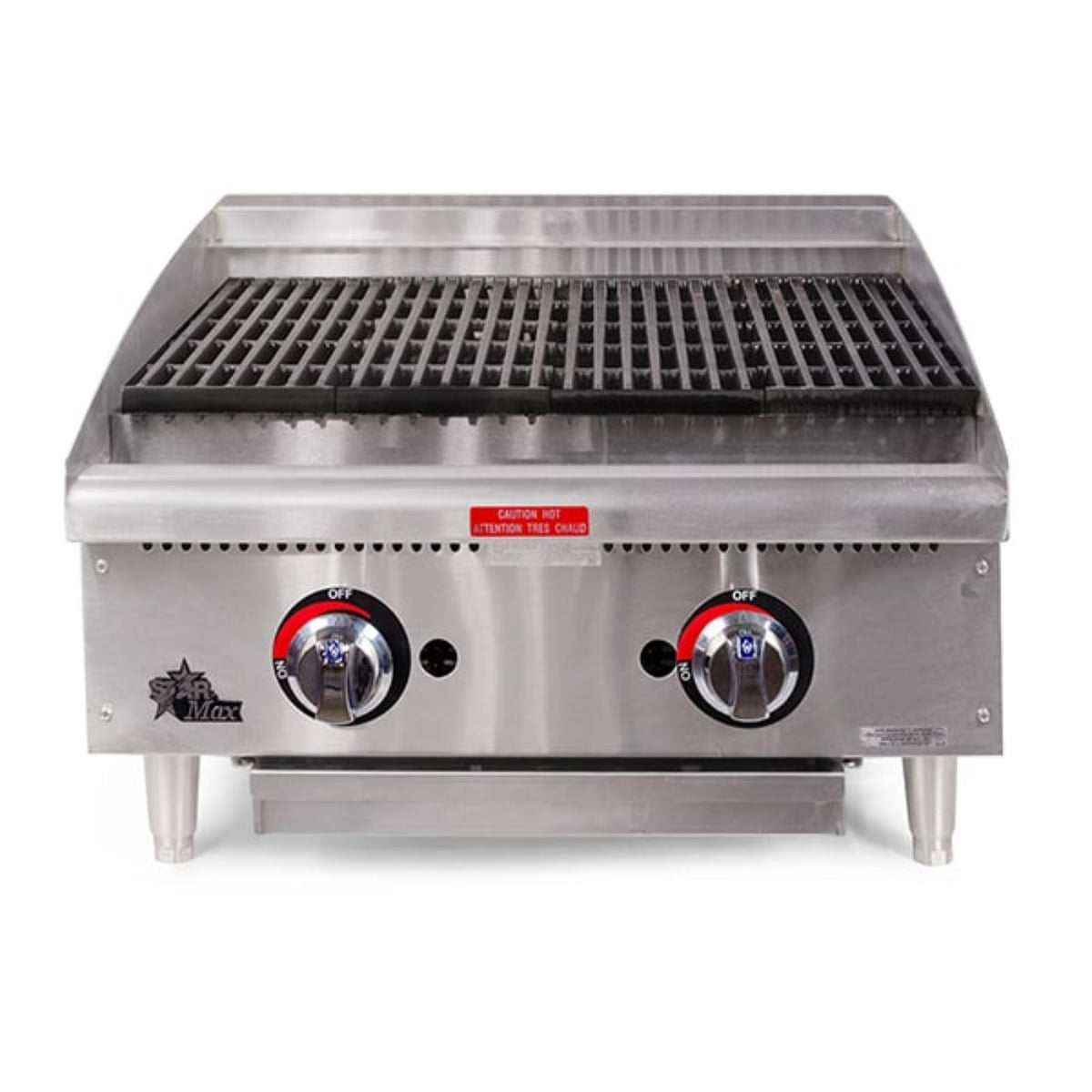 Star 6024CBF Star-Max® 80,000 BTU Lava Rock Gas Charbroiler - 8H-6024CBF