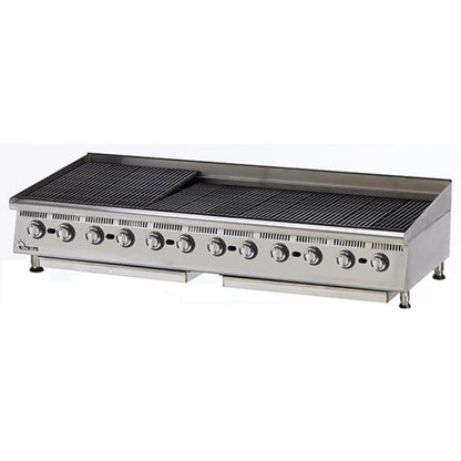 Star 8H-8172RCBB 72 inches 240,000 BTU Natural Gas Radiant Ultra-Max® Gas Charbroilers - 8H-8172RCBB