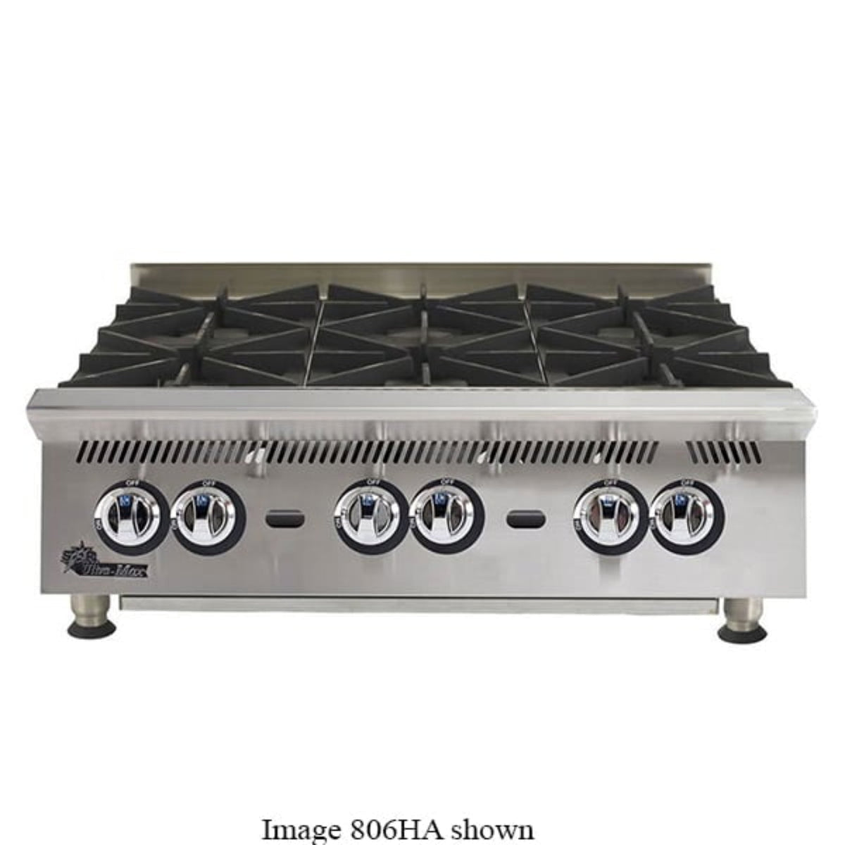 Star 8I-808HA-LP 208,000 BTU 8 Burners Ultra-Max® Liquid Propane Hot Plate - 8I-808HA-LP