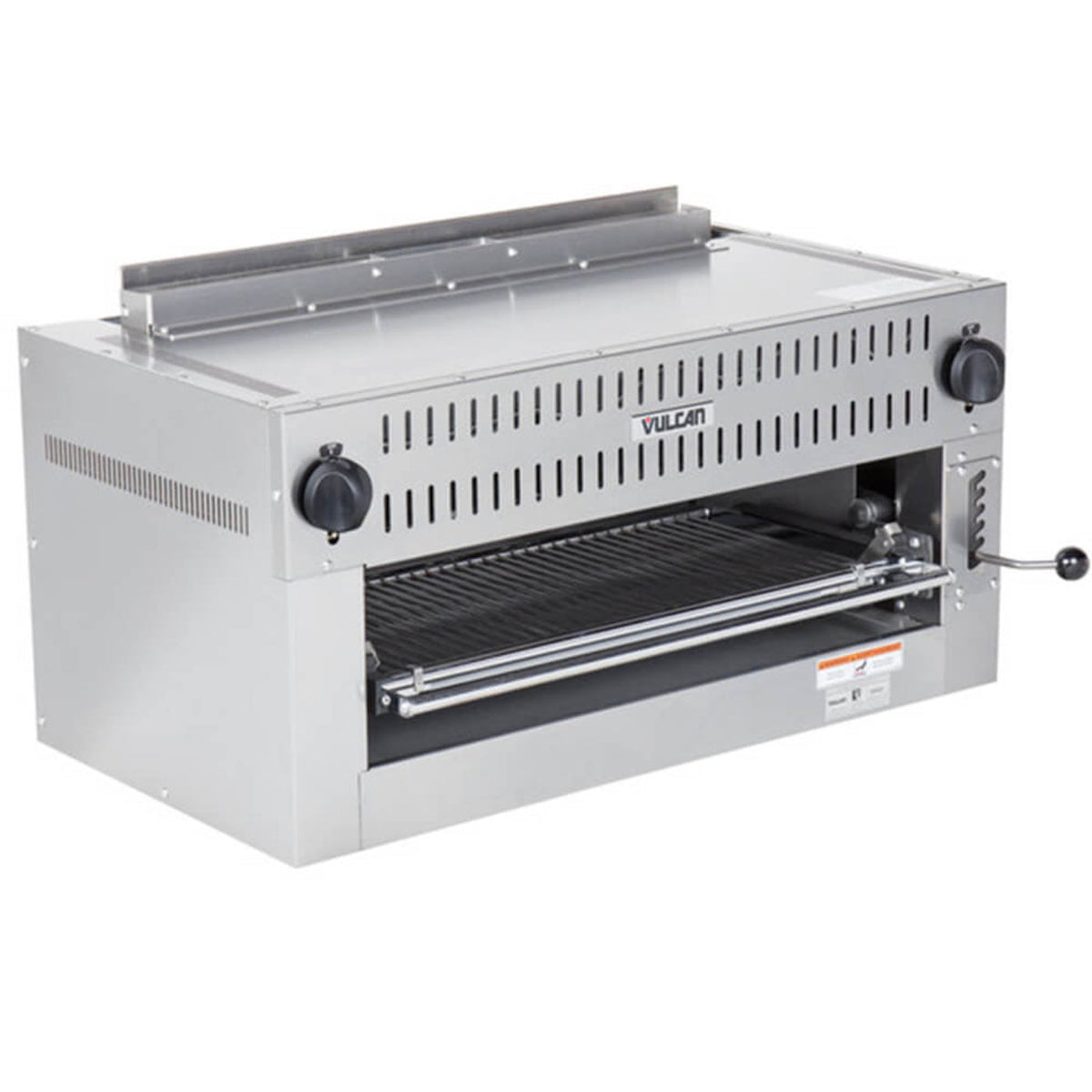 Vulcan 36RB-P 36" Liquid Propane Gas Radiant Salamander Broiler - 50 000 BTU - 36RB-P