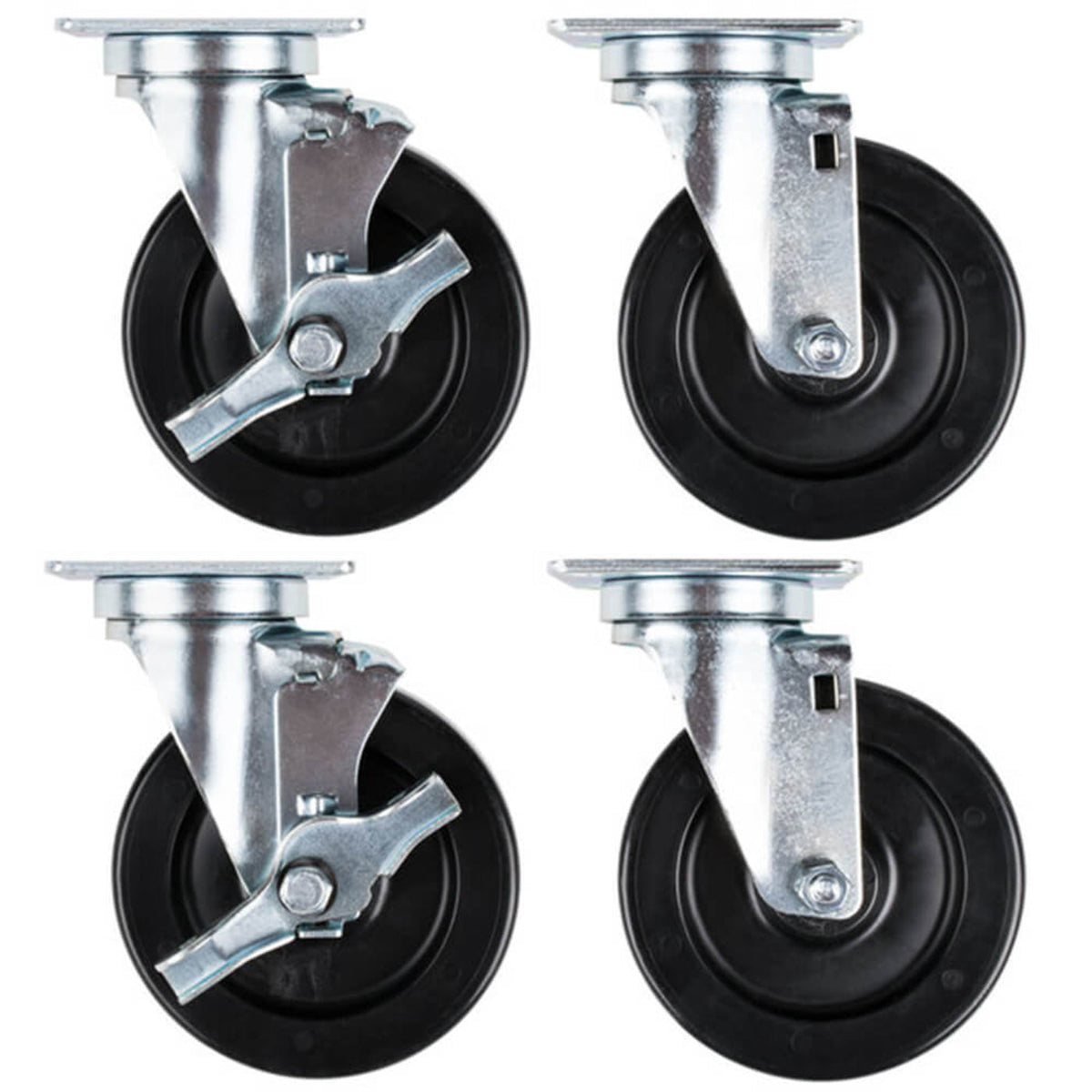 Vulcan CASTERS-RR4 5" Swivel Casters - CASTERS-RR4