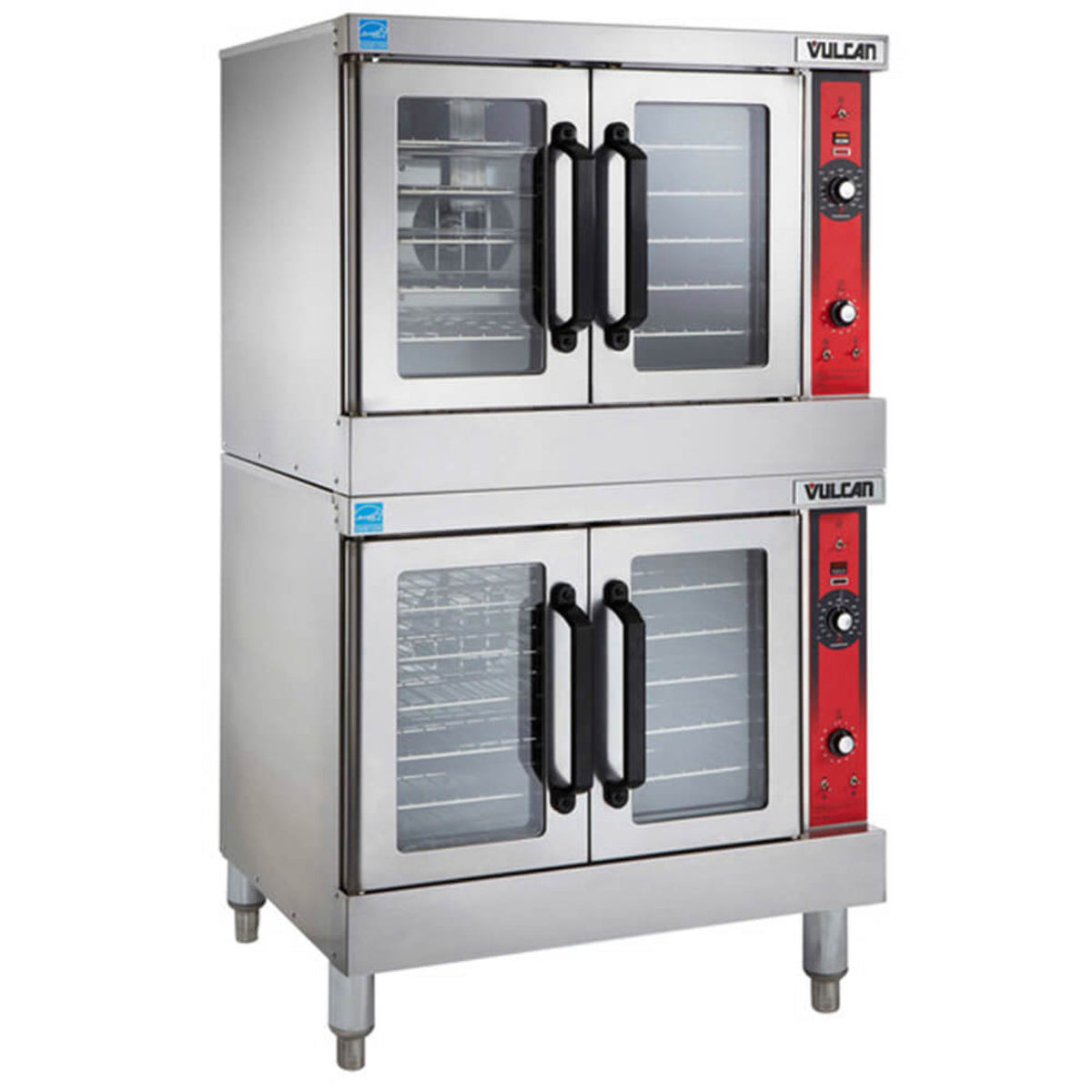 Vulcan VC44GD 40" Double Deck Full Size Gas Convection Oven - 100,000 BTU - VC44GD