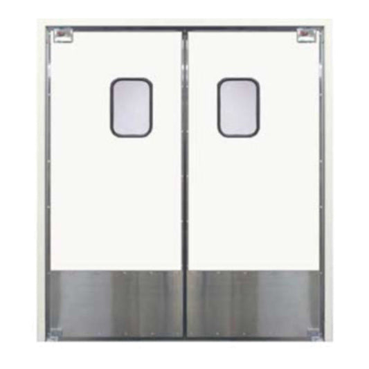 Curtron SPD-30-L-DBL-5496 54" x 96" Servie-Pro Series 30 Double Swing Door - CUSPD30LDBL5496