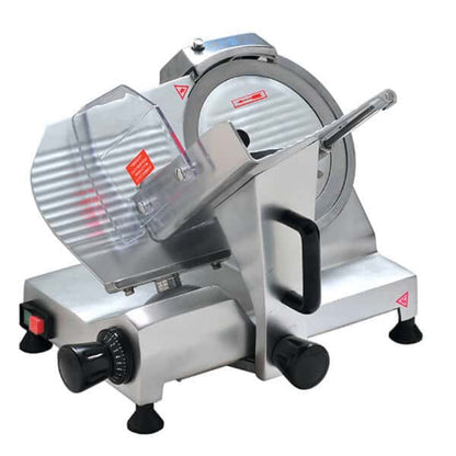 Omcan 9" Manual Gravity Feed Meat Slicer - 0.2 hp, 110V - 21629