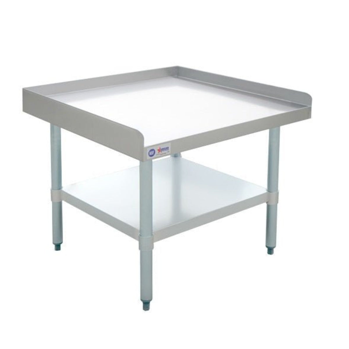 Omcan 18 Gauge Stainless Steel Equipment Stand, 30"W x 30"D - 22058