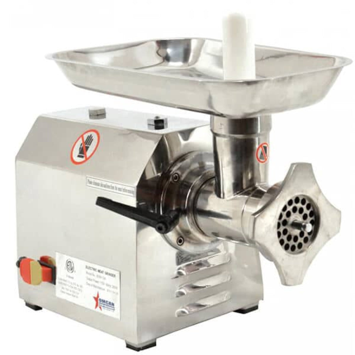 Omcan Meat Grinder - 0.9 hp, 110V - 23580