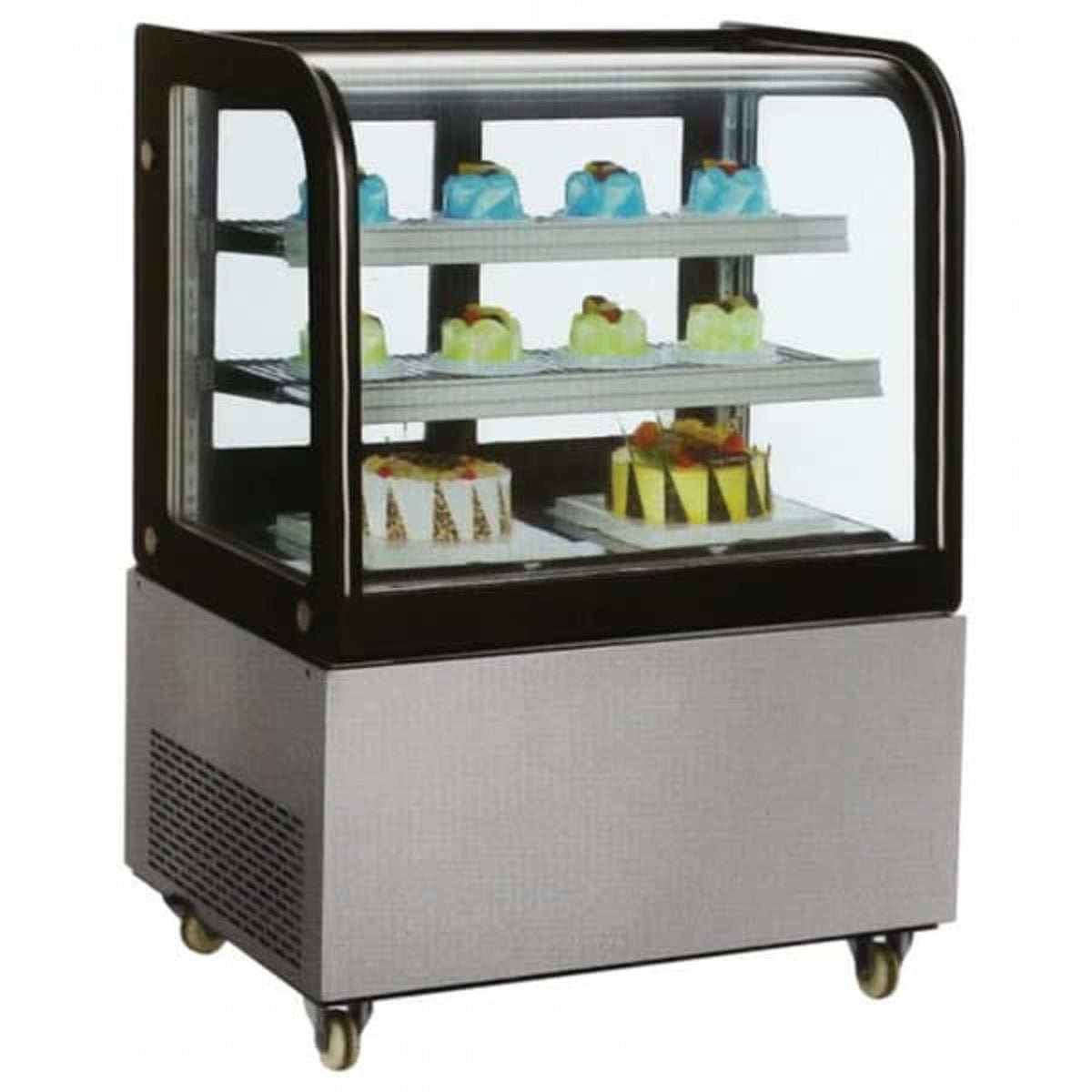 Omcan 370 L/13 CU FT ?Refrigerated Cake Display Case - 110V/60/1 - 40519