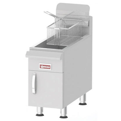 Omcan 15 lbs NG Countertop Gas Fryer - 26,500 BTU - 43086