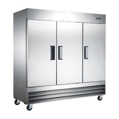 Omcan Solid Door Reach-In Freezer - 72 Cu Ft - Omcan-50027