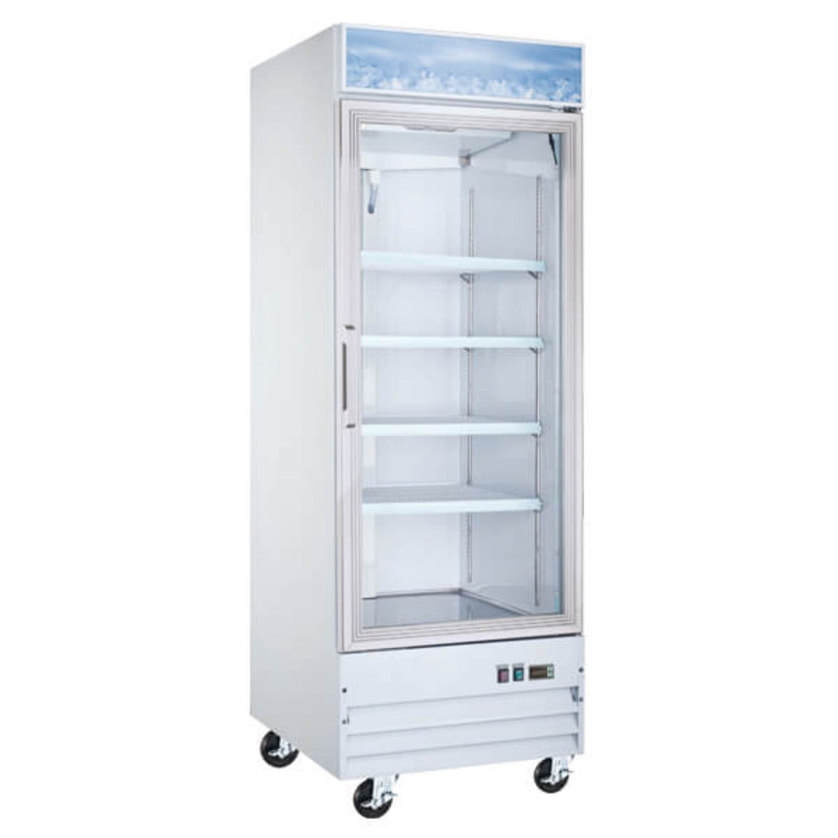 Omcan Glass Door Reach-In Freezer - 23 Cu Ft - Omcan-50030