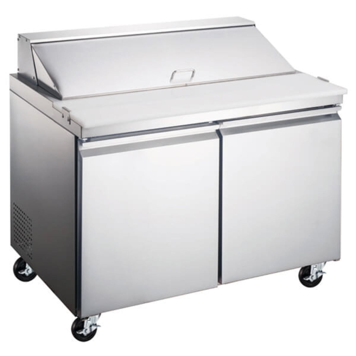 Omcan 60" 2 Door Refrigerated Sandwich Prep Table - 15.5 Cu Ft - Omcan-50047
