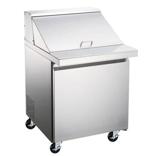 Omcan 27.5" 1 Door Mega Top Sandwich Refrigerated Prep Table - 5.7 Cu Ft - Omcan-50049