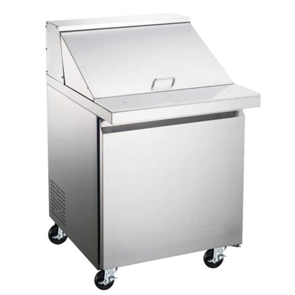 Omcan 27.5" 1 Door Mega Top Sandwich Refrigerated Prep Table - 5.7 Cu Ft - Omcan-50049