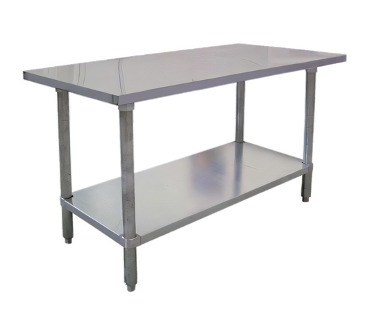 Omcan USA Standard Series Stainless Steel Prep Tables - 22076