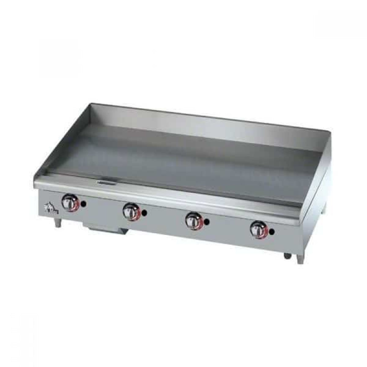 Star 648TF 48" Gas Countertop Griddle with Thermostatic Controls - 113,200 BTU - 8G-648TF