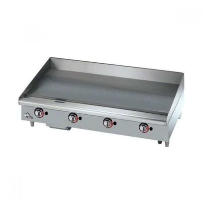 Star 648TF 48" Gas Countertop Griddle with Thermostatic Controls - 113,200 BTU - 8G-648TF